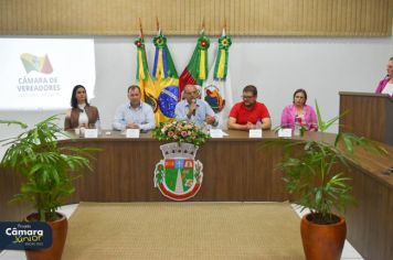 Foto - Cerimônia de Posse II Legislatura Câmara Júnior de Fazenda Vilanova.