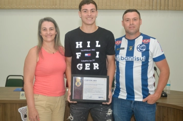 Foto - HOMENAGEM À DESPORTISTAS