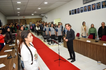 Foto - CERIMÔNIA DE POSSE DA CÂMARA JÚNIOR 2026