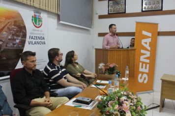 Foto - Projeto realizado em parceria com o Legislativo e o SENAI. Dia: 30/09/2022.