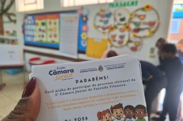 Foto - Dia de votação - Câmara Júnior 2026