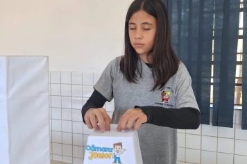 Foto - Dia de votação - Câmara Júnior 2026