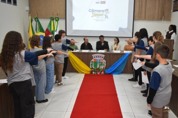 Foto - CERIMÔNIA DE POSSE DA CÂMARA JÚNIOR 2026
