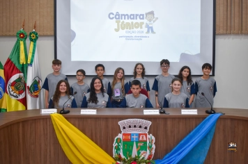 Foto - CERIMÔNIA DE POSSE DA CÂMARA JÚNIOR 2026
