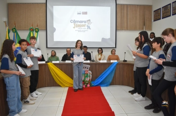 Foto - CERIMÔNIA DE POSSE DA CÂMARA JÚNIOR 2026