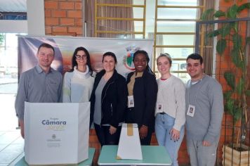 Foto - Reunião para planejamento da Primeira edição da Câmara Júnior. Dia 15/09/2022