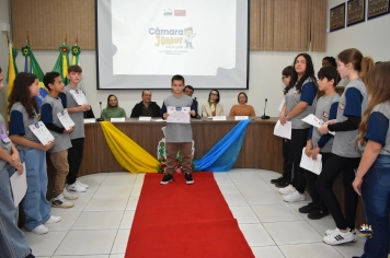 Foto - CERIMÔNIA DE POSSE DA CÂMARA JÚNIOR 2026