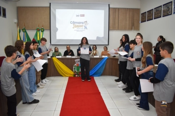 Foto - CERIMÔNIA DE POSSE DA CÂMARA JÚNIOR 2026