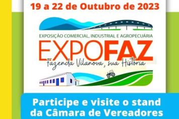 Stand da Câmara na Expofaz