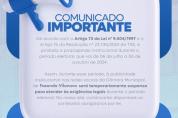 COMUNICADO IMPORTANTE