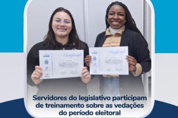 Treinamento de servidores do Legislativo