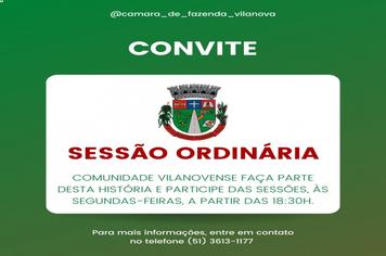 Sessão desta segunda-feira, (26/09)
