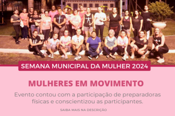 SEMANA MUNICIPAL DA MULHER