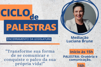 EVENTO ENCERRARÁ LEGISLATURA