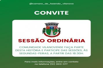 A Câmara de Vereadores de Fazenda Vilanova, realiza na noite de hoje, 17, a partir das 18h e 30min a sua sessão ordinária.