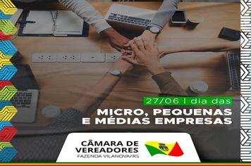 DIA DAS MICRO, PEQUENAS E MÉDIAS EMPRESAS