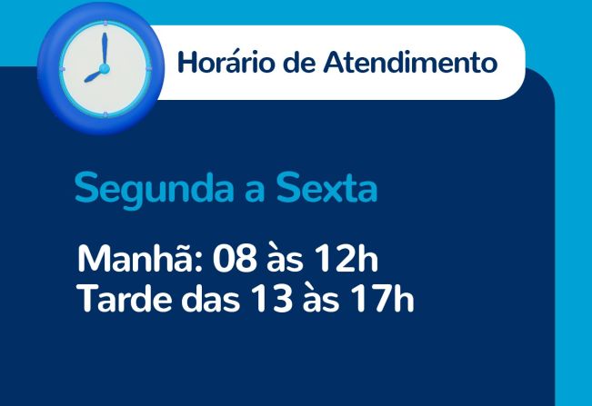 Horário de atendimento