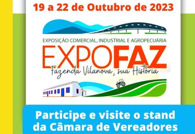 Stand da Câmara na Expofaz