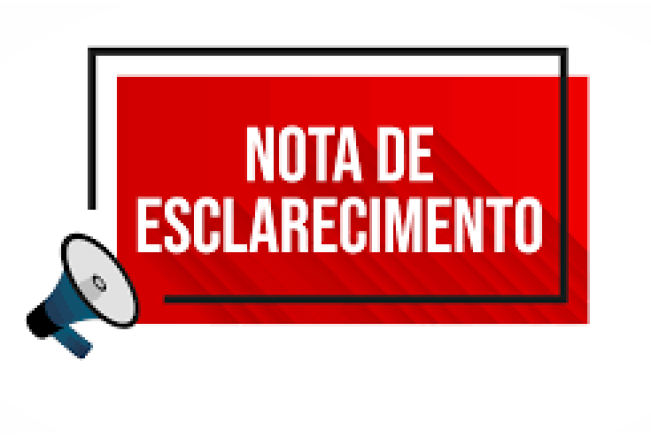 NOTA DE ESCLARECIMENTO