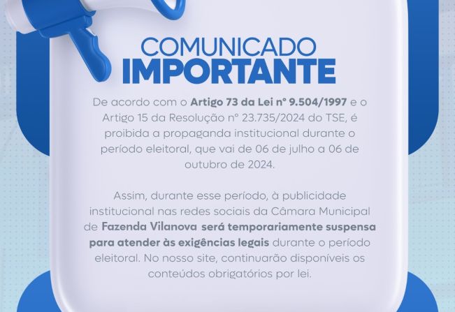 COMUNICADO IMPORTANTE