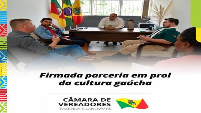 Firmada parceria em prol da cultura gaúcha